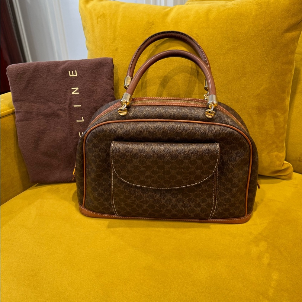 Celine macadam pattern handbag..